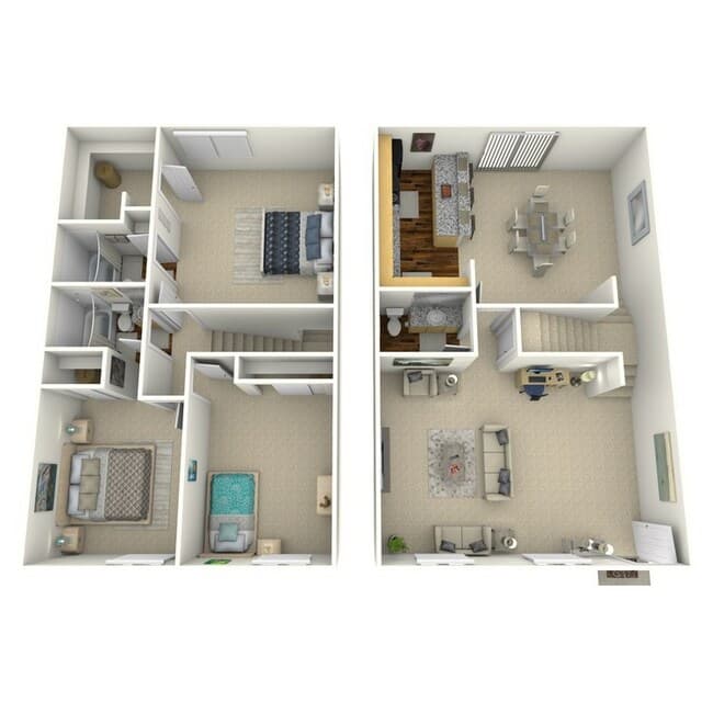 Unit 303 304 floor plan
