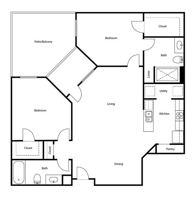 The Edinburgh 2-2402 floor plan