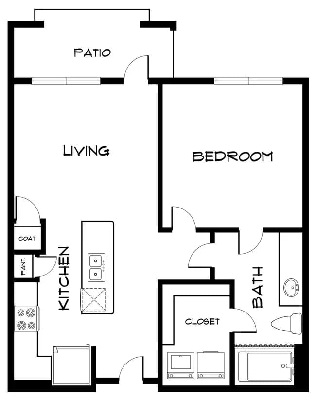 A1-B 342 floor plan