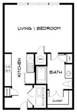 E1 224 floor plan