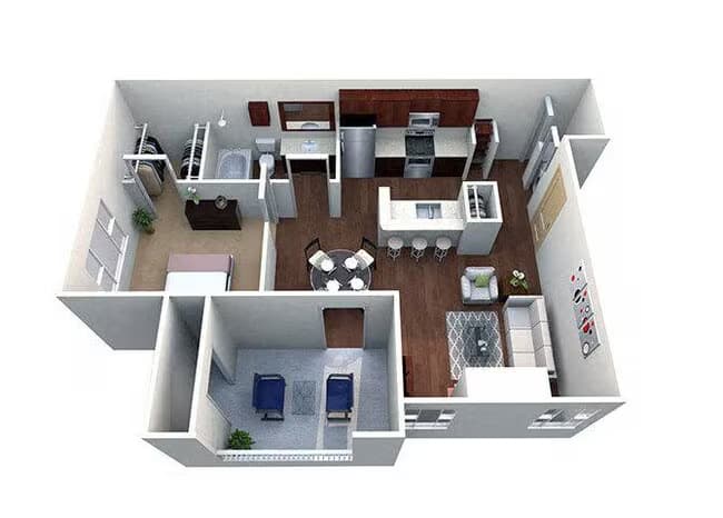 A1 223 floor plan