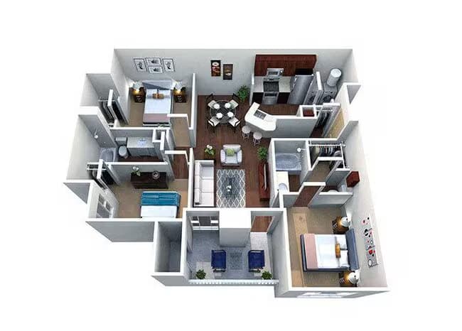 Unit 1228 1228 floor plan