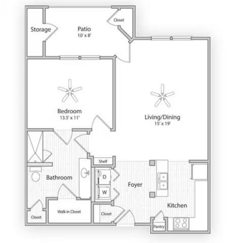 Unit 220 227 floor plan