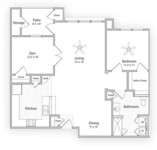 AFWB1 203 floor plan