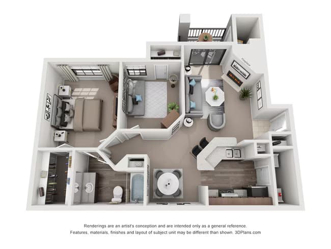 Unit 1227 1227 floor plan