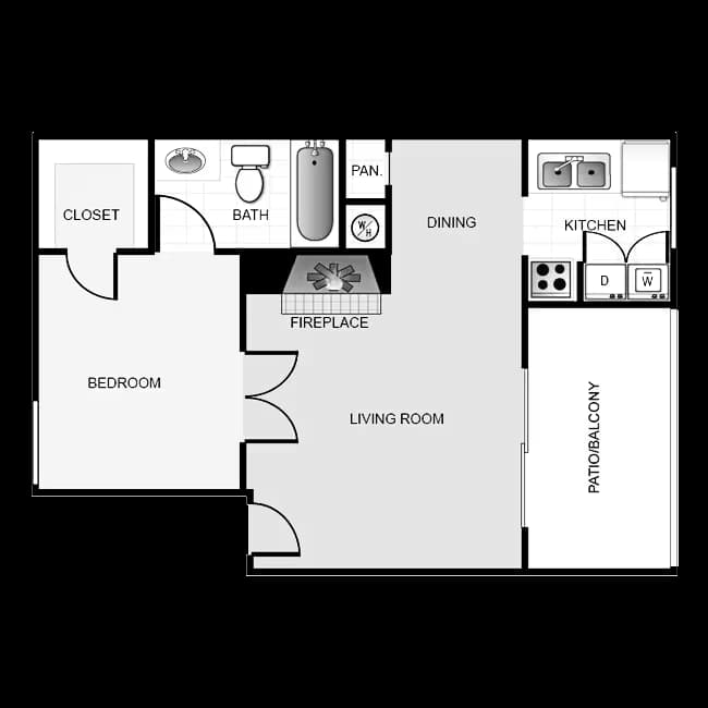 1.1A 2608 floor plan