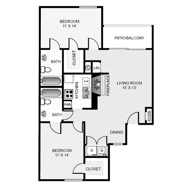 2.2A 2402 floor plan