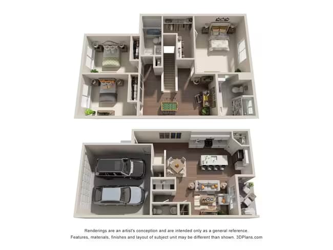 Unit 3418TD 3418TD floor plan
