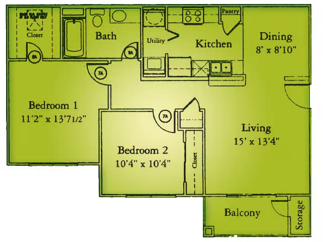 Unit 1013 1013 floor plan