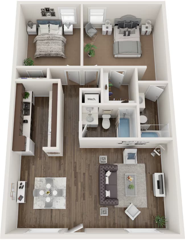 B2P 206 floor plan
