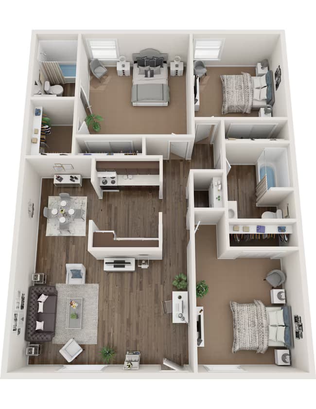 C1 208 floor plan