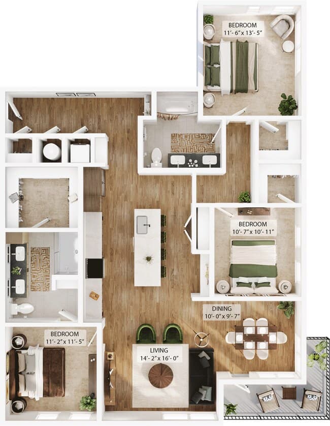 C2 1-124 floor plan