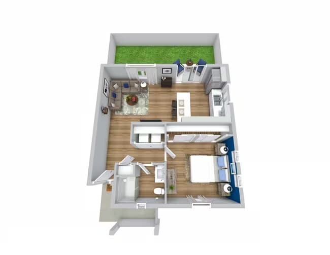 The Alcove 120HC floor plan