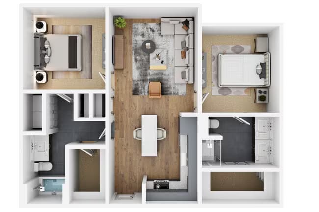 Unit 3601 3601 floor plan