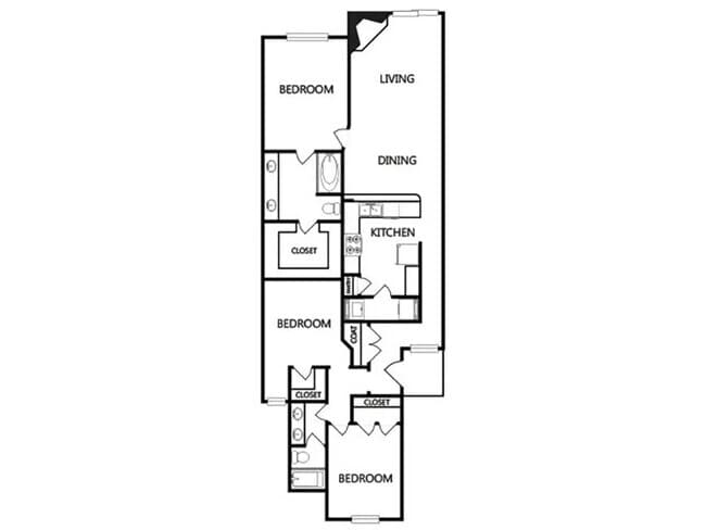 El Paso 1107 floor plan
