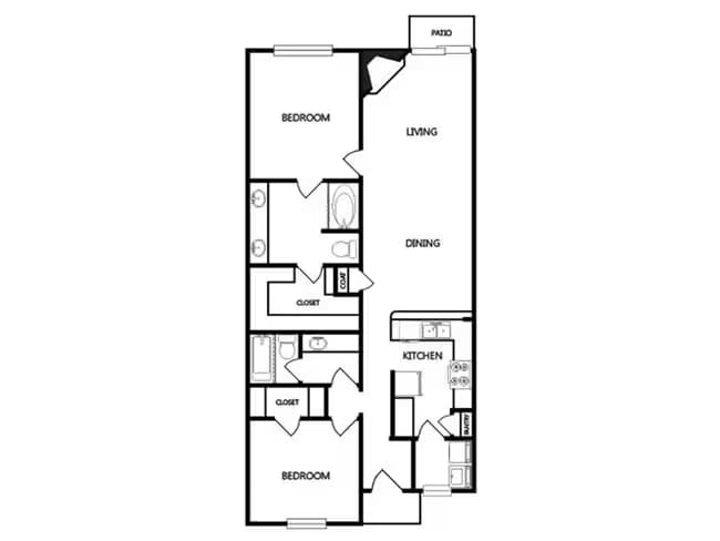 Lubbock 702 floor plan