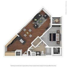 1B 315 floor plan