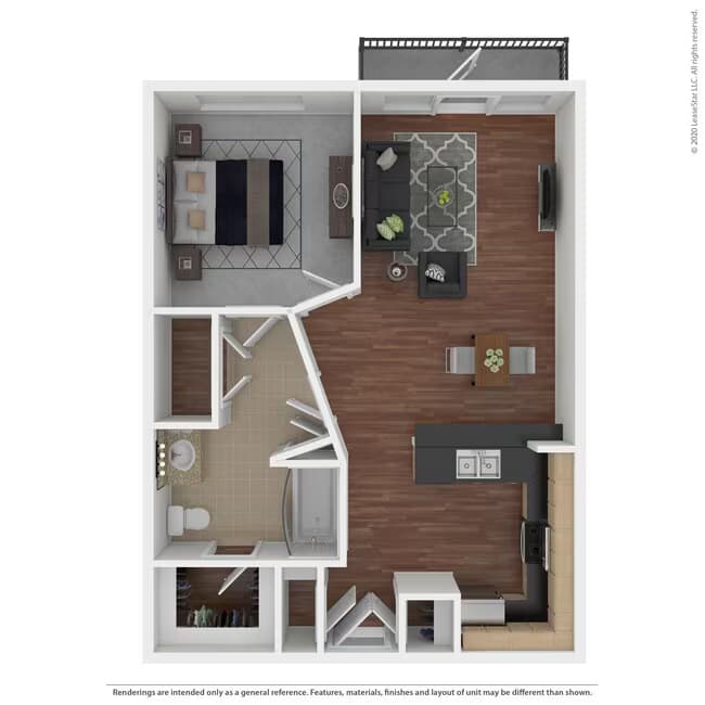 Unit 535 111 floor plan