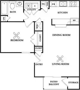 1A 704 floor plan