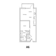 A6 720 floor plan