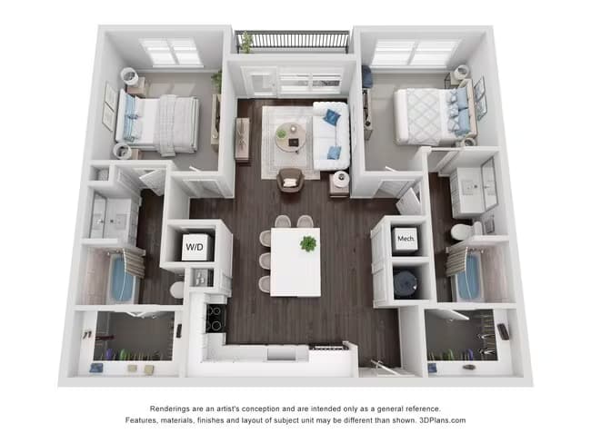 B4 302 floor plan