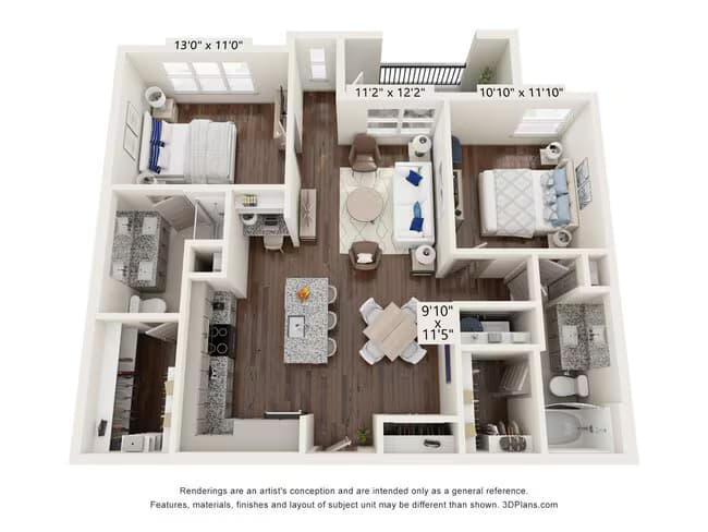 B2 5105 floor plan
