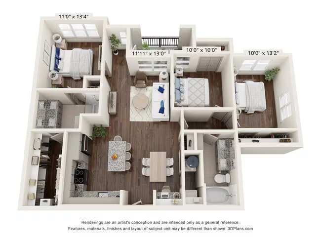 Unit 4408 4308 floor plan