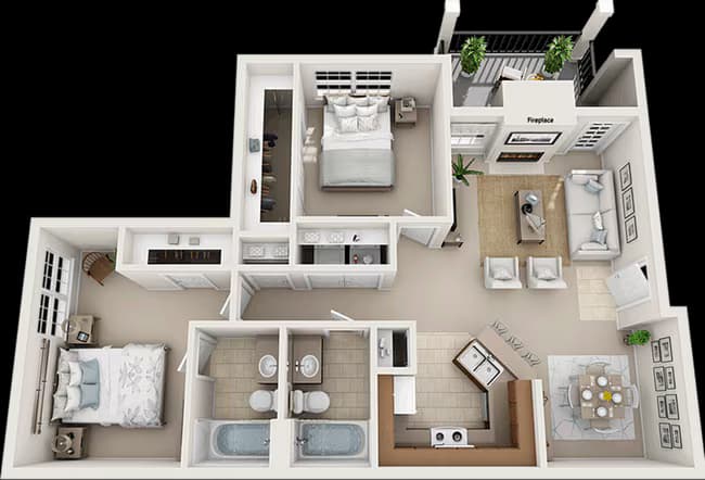 Unit 5-532 8-838 floor plan