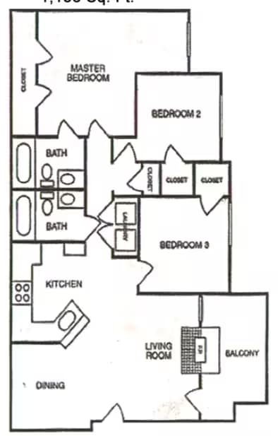 Unit 6-627 5-527 floor plan