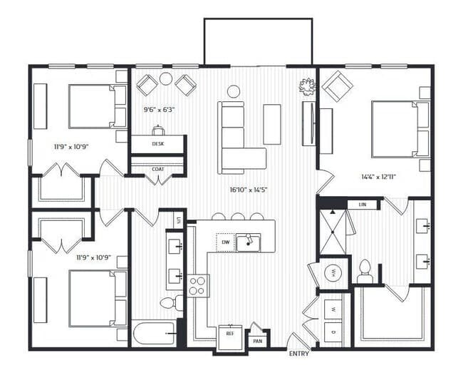 Unit 3301 3301 floor plan