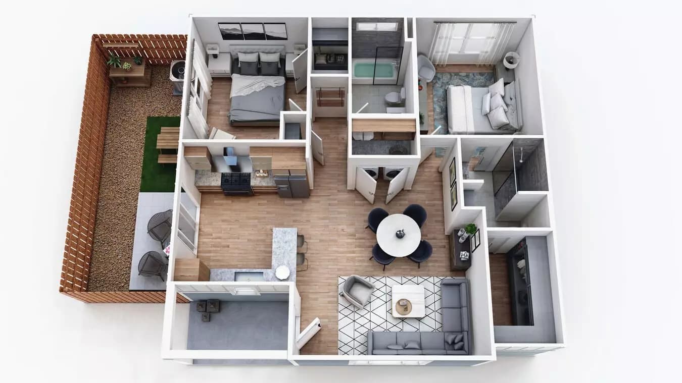 B1 201 floor plan