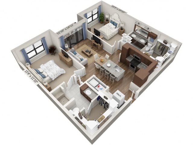 Exposition 3155 floor plan