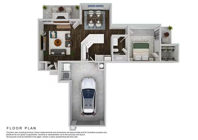 Unit 48B 15B floor plan