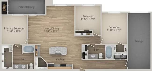 Tuscany A 1911 floor plan