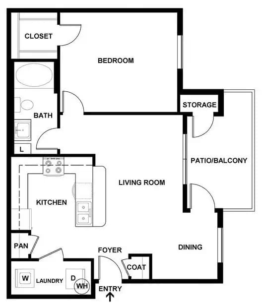A2 1927 floor plan