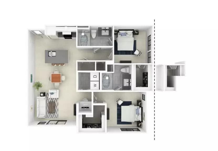 Unit 6101 6101 floor plan