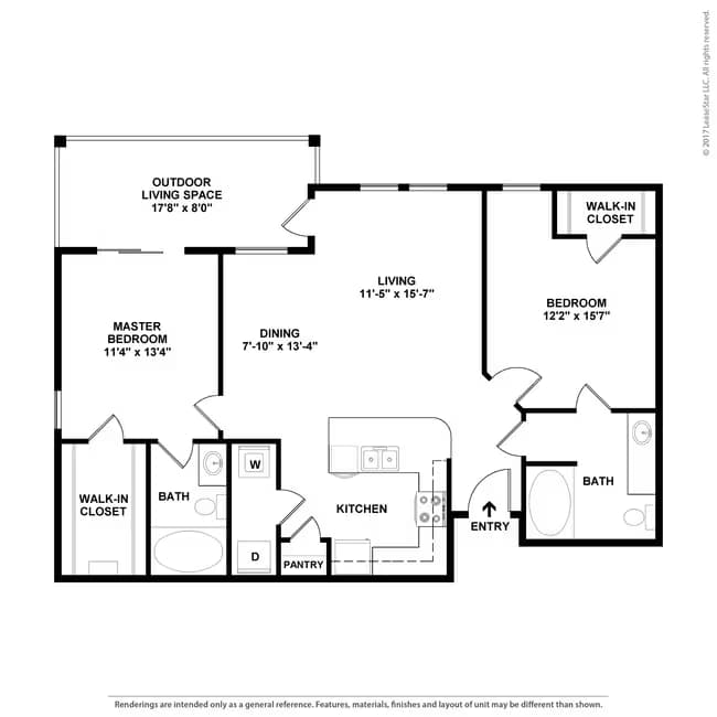 Unit 332 338 floor plan