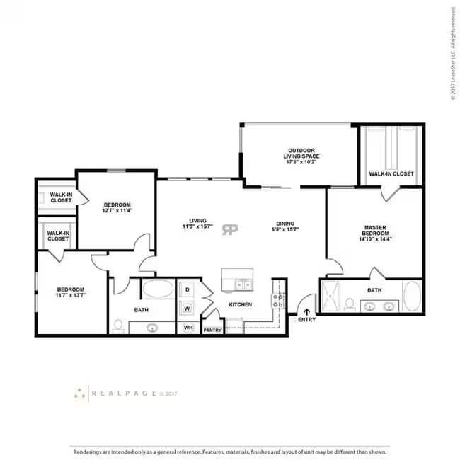 Unit 147 928 floor plan