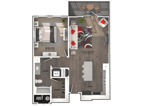 A1 2303 floor plan