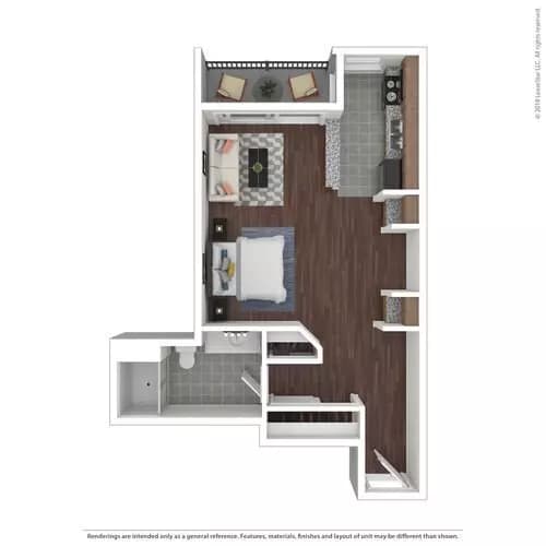 E1 1073 floor plan