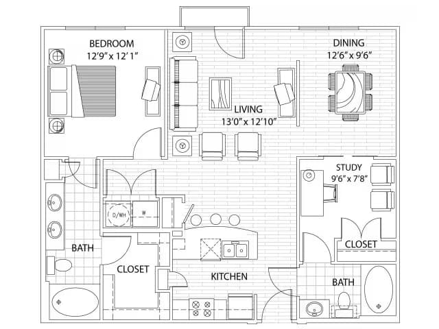 Unit 408 408 floor plan
