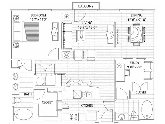 Unit 133 133 floor plan