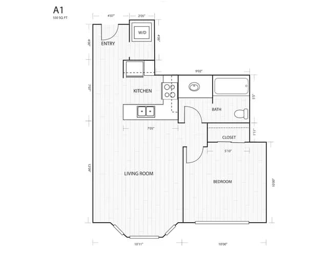 A1C 11A floor plan