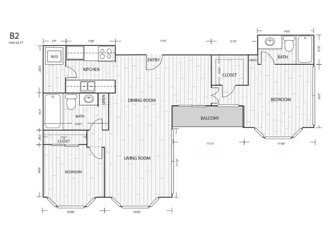 B2 19K floor plan