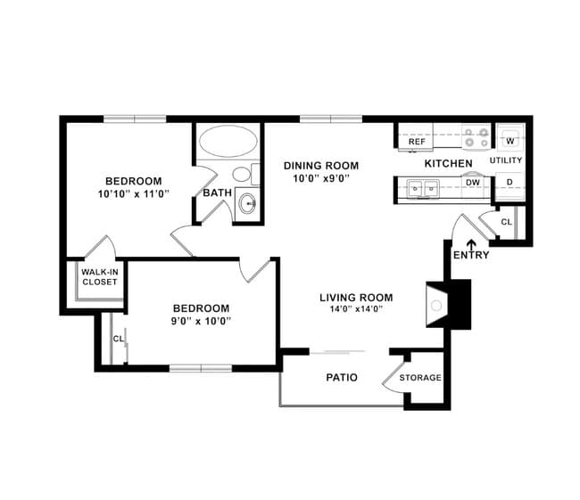 B1 143 floor plan