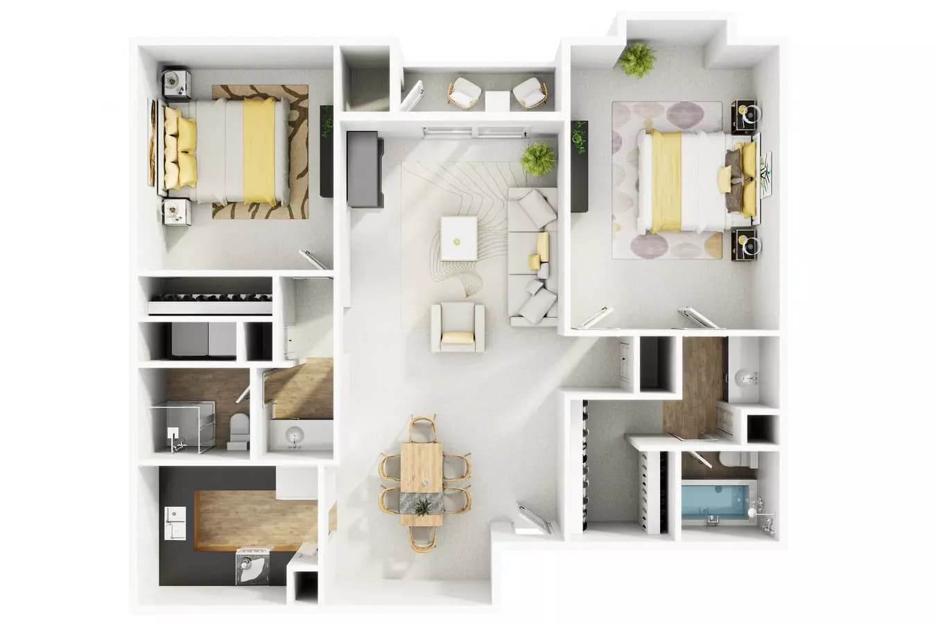 Unit 2058 2058 floor plan