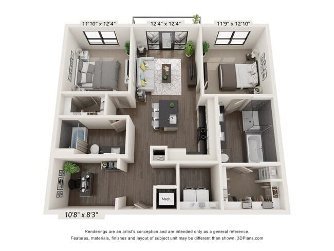 B2 1407 floor plan