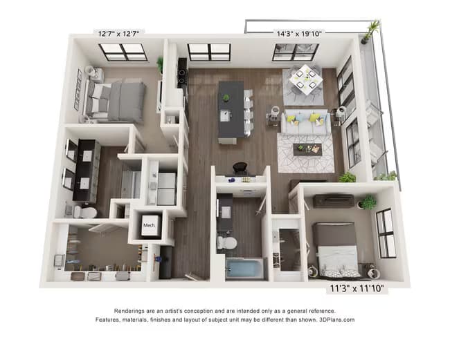 B3 2355 floor plan
