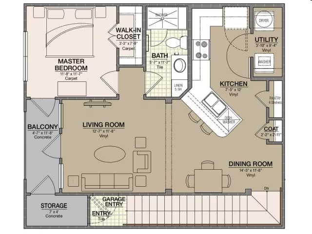 Unit 26203 26207 floor plan