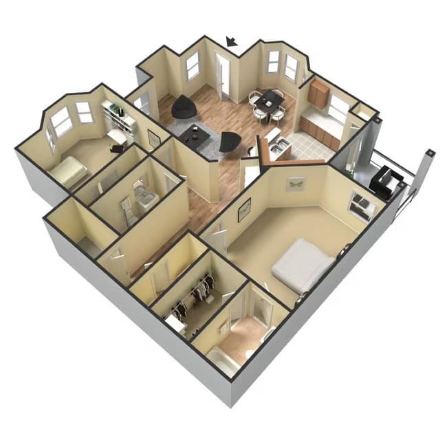 Unit 11302 11302 floor plan